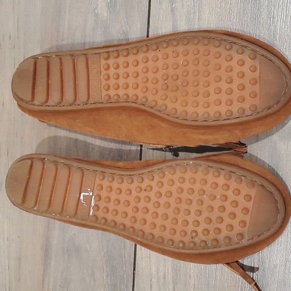 Minnetonka Women Loafer Suede shoes flats sz 9 moccasin - Picture 8 of 10